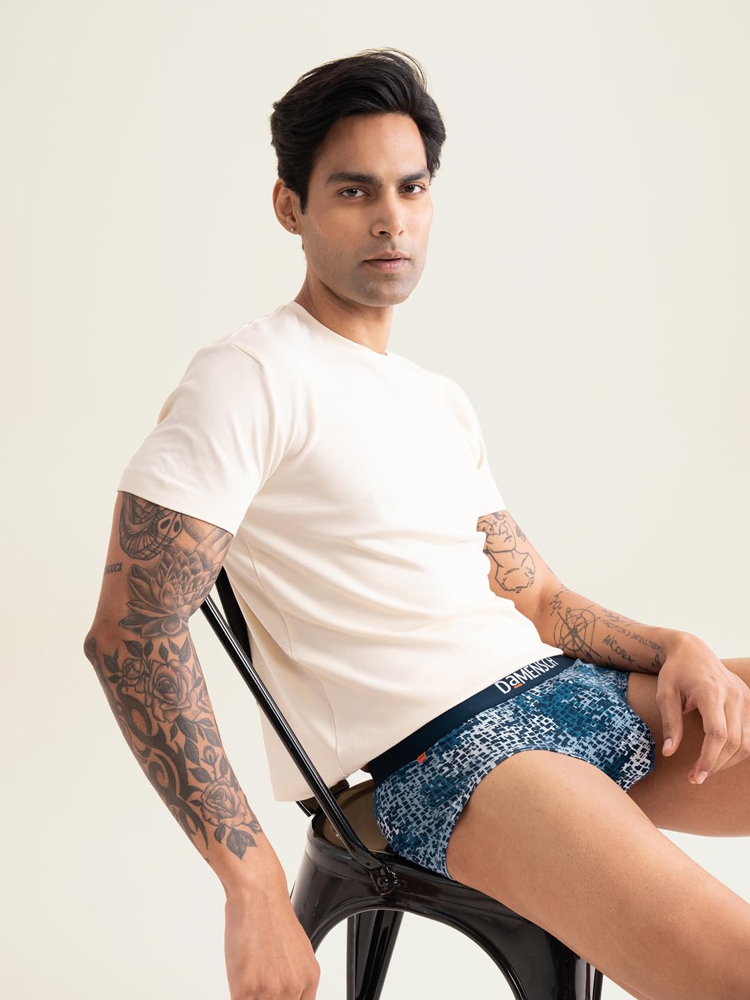 DAMENSCH Men Deo-Cotton Deodorizing Briefs - Chambray - Image 5