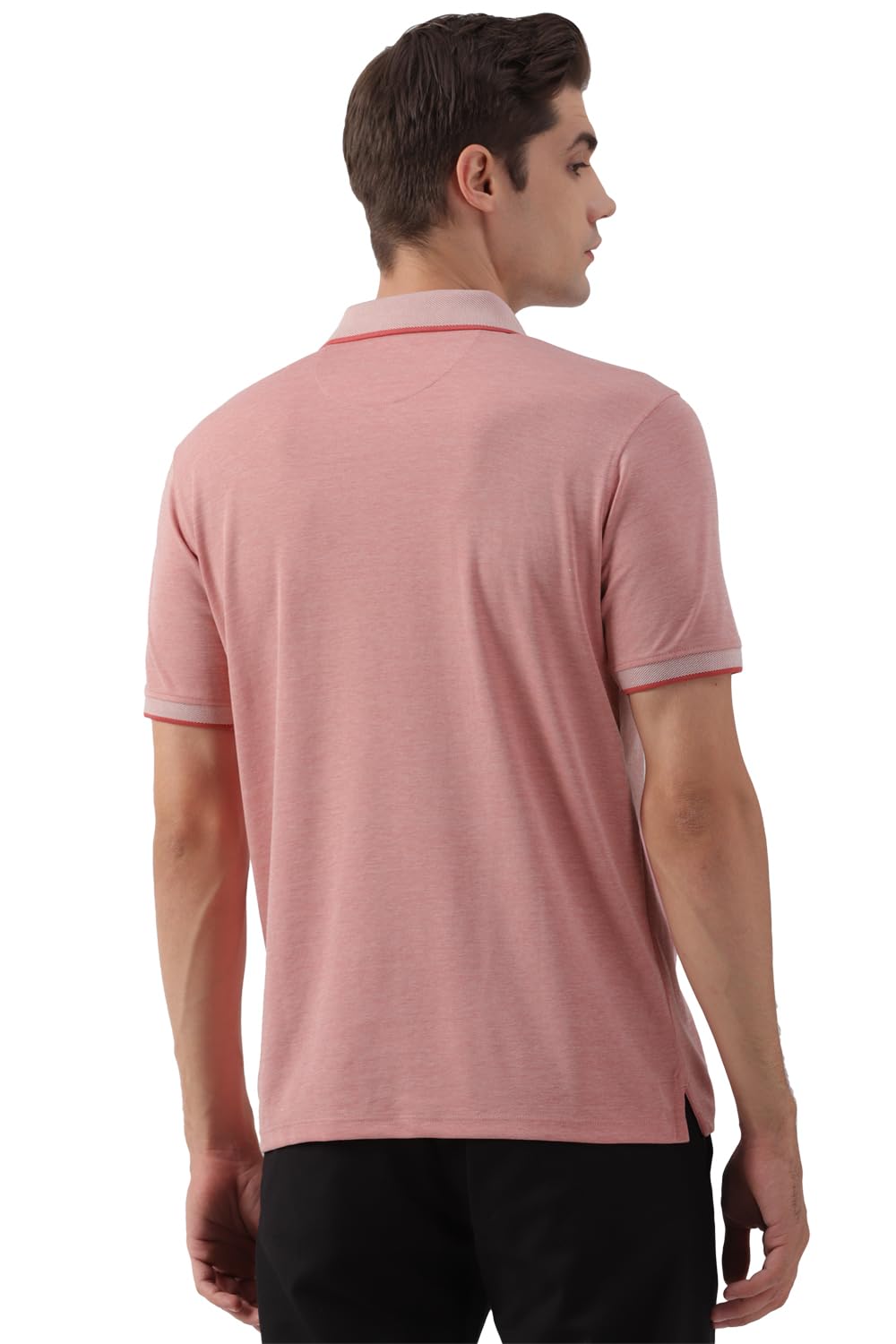 Peter England Pink Polo T-Shirt - Image 2