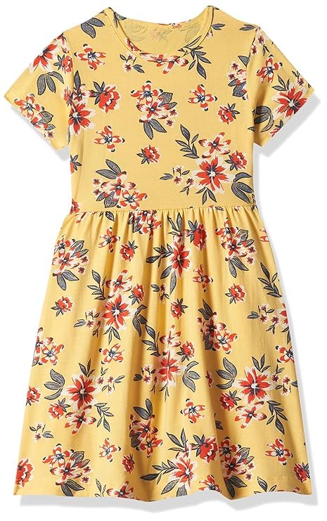 T2F Girls Printed Cotton Casual Dress - Image 4