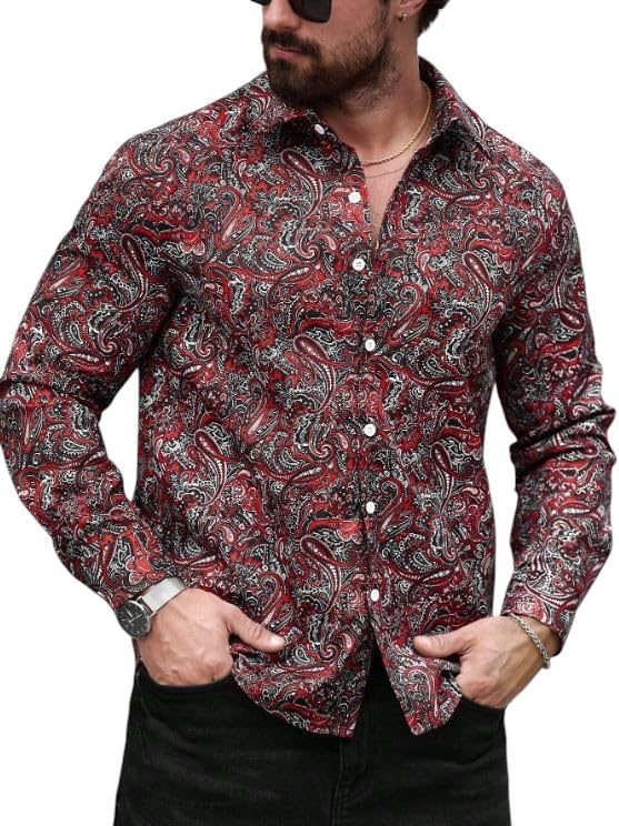 Hmkm Printed Men Shirt