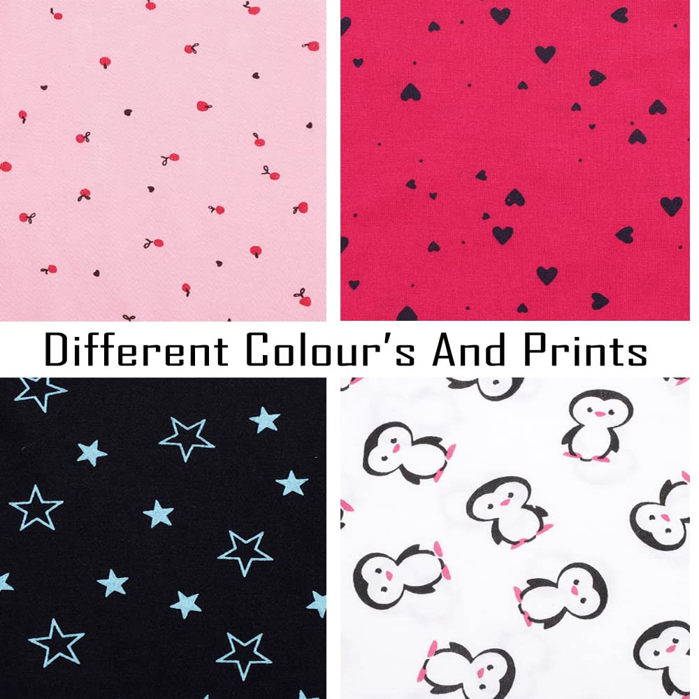 CLAP Baby Girl A-Line Cotton Midi Nightdress - Pink Navy White - Image 3