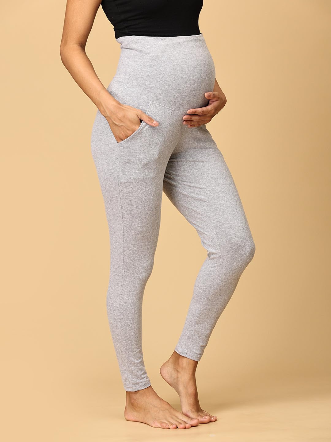 The Mom Store Maternity Leggings for Women - Image 3