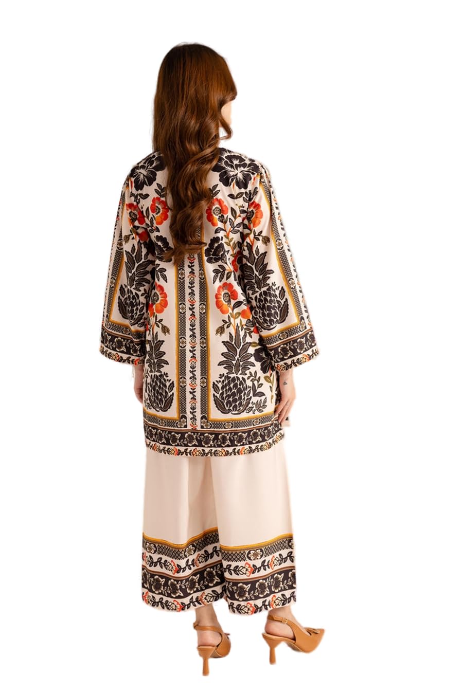 Crally Women's Digital Print Rayon Cord Set - Image 3