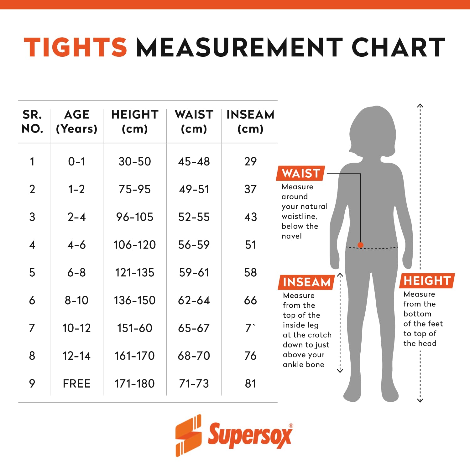 Supersox Black Tights for Girls - Image 3