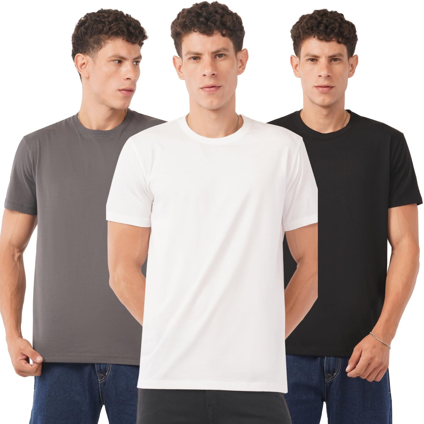 Tinies Men Cotton Crew Neck T-Shirts