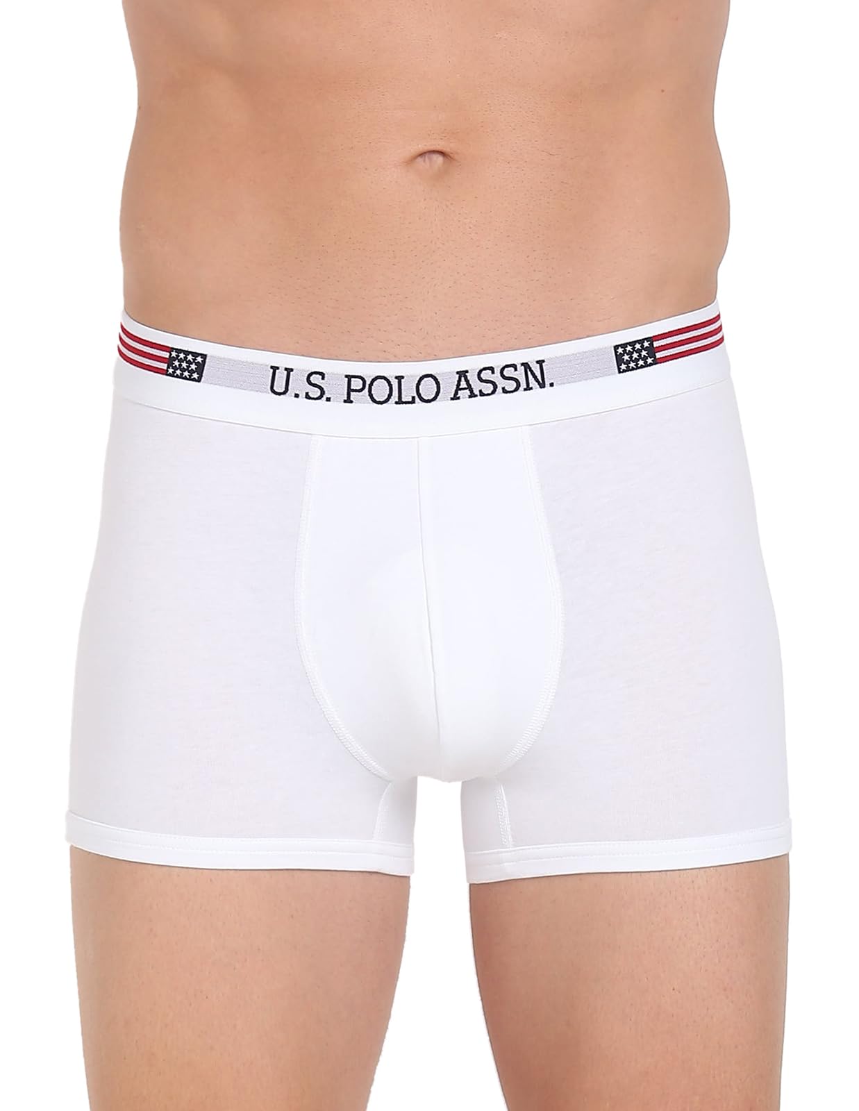 U.S. Polo Assn. Men's White Trunks