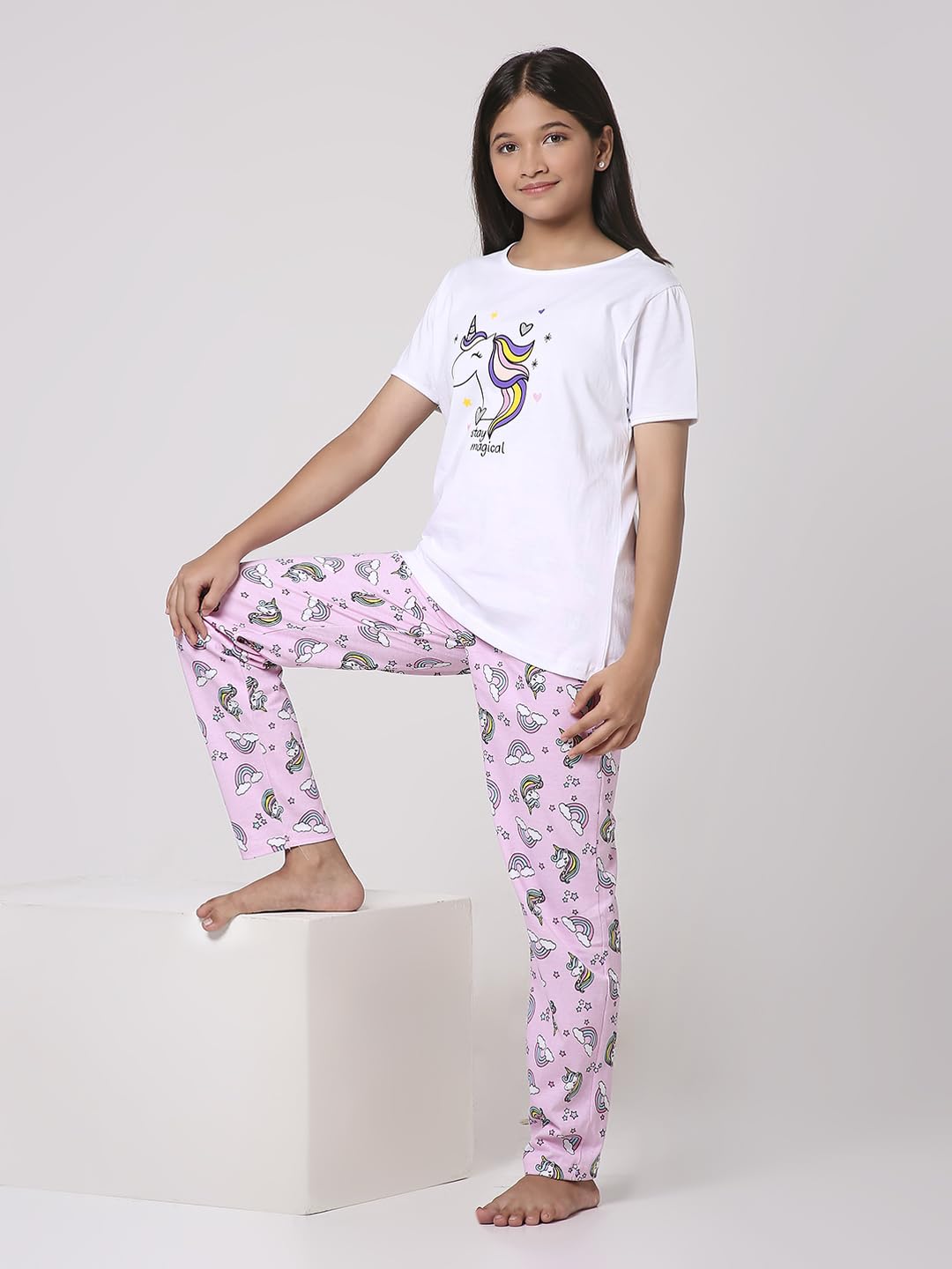 TotzTouch Girls Pajama Set - Purple - Image 2
