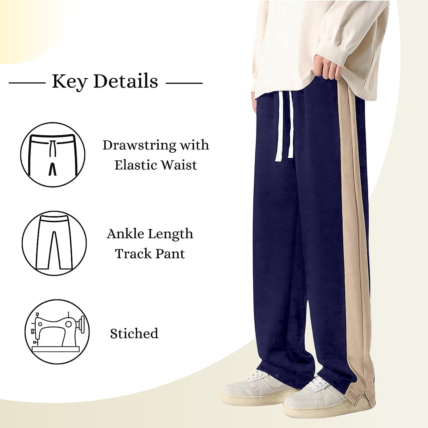 Mehrang Loose Fit Track Pant for Men - Image 2