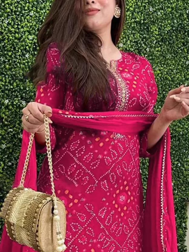 ASSUME Maternity Kurta Set with Dupatta for Women - Image 4