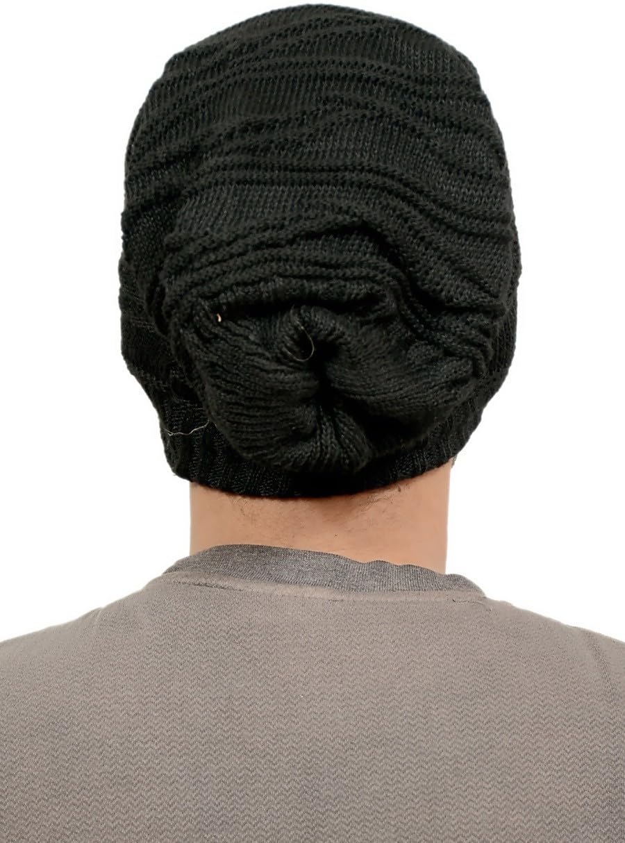 Livello Knitted Winter Beanie - Black - Image 4
