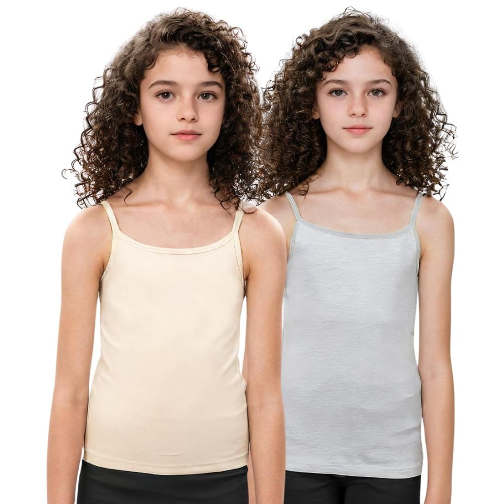 Adira Girls Grey Camisole Slip