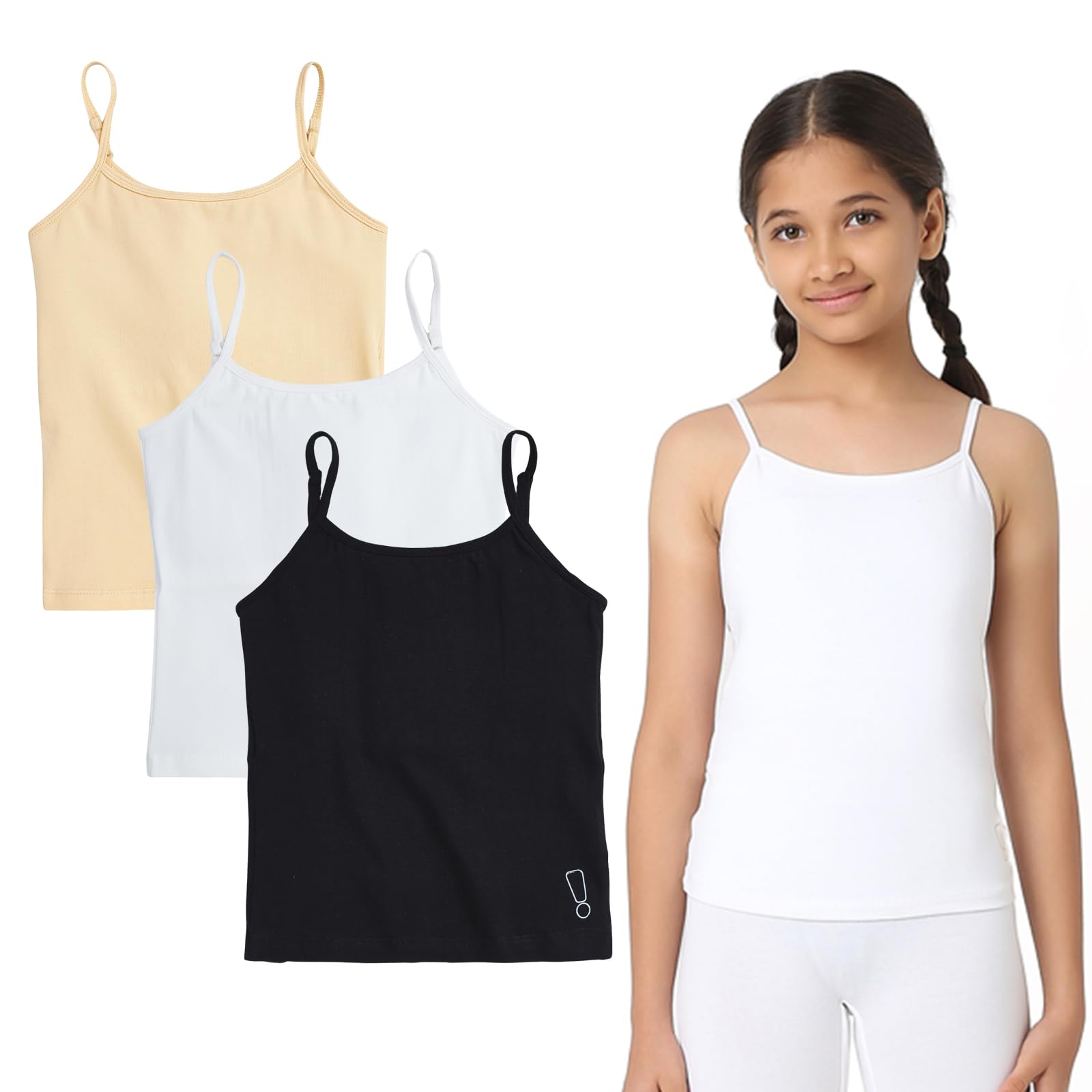 YouGotPlanB Cotton Camisole for Girls
