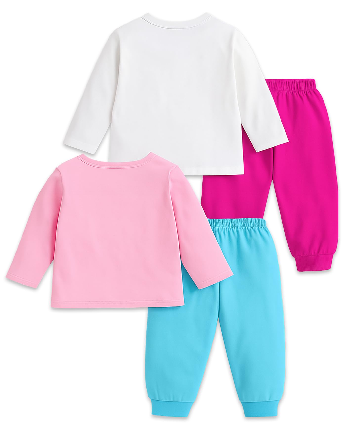 Kuchipoo Girl Cotton T-Shirts and Pyjamas Set - Multi-Colored - Image 2