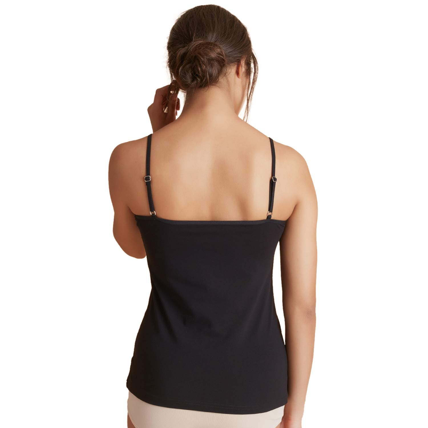 Zivame Black Cotton Camisole for Women - Image 2