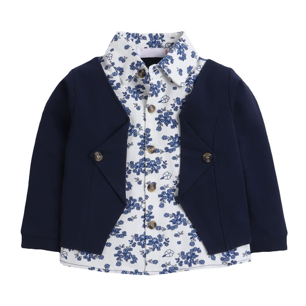 Hopscotch Boys Shirt and Pant Set - Blue - Image 5