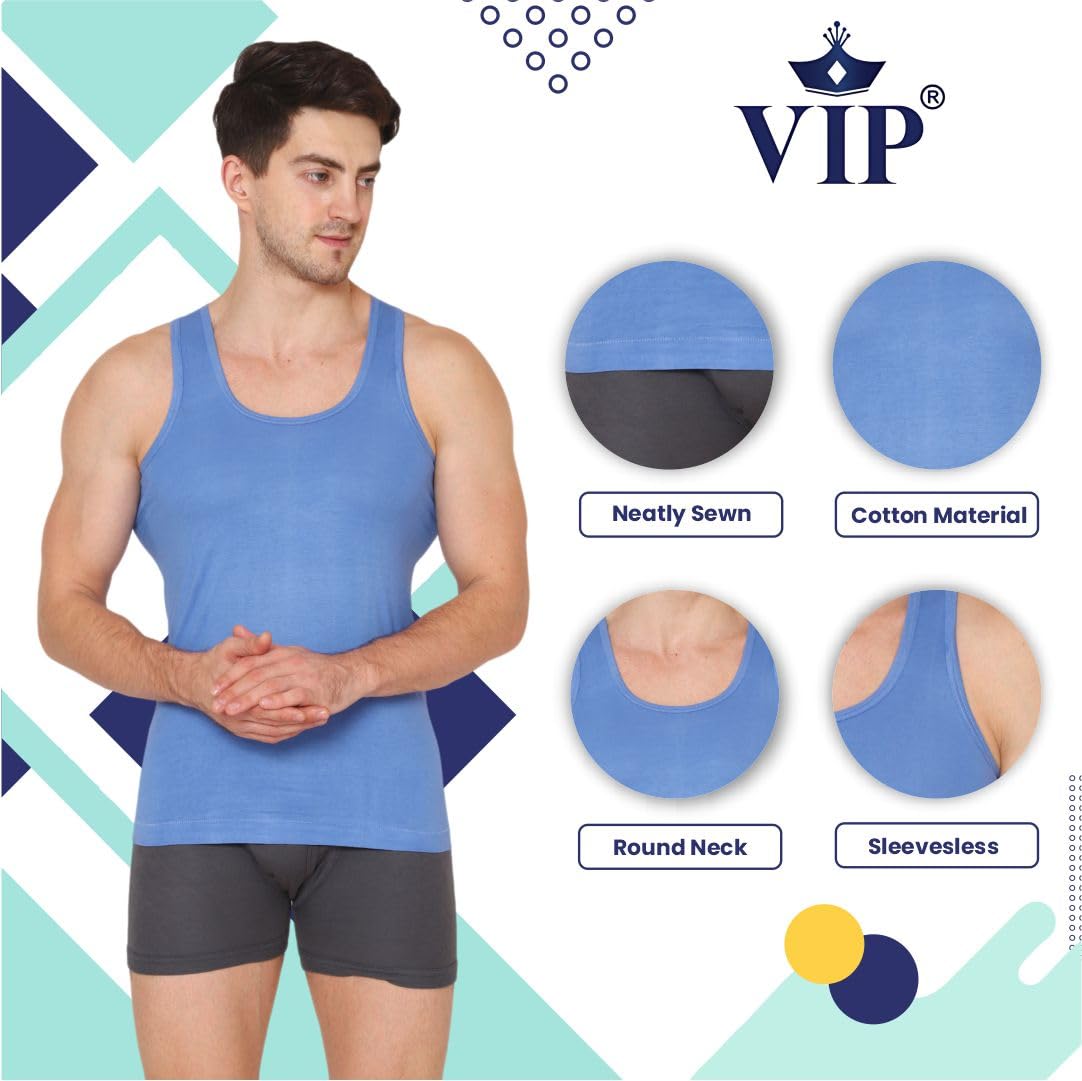 VIP Men Sleeveless Cotton Vest - Image 3