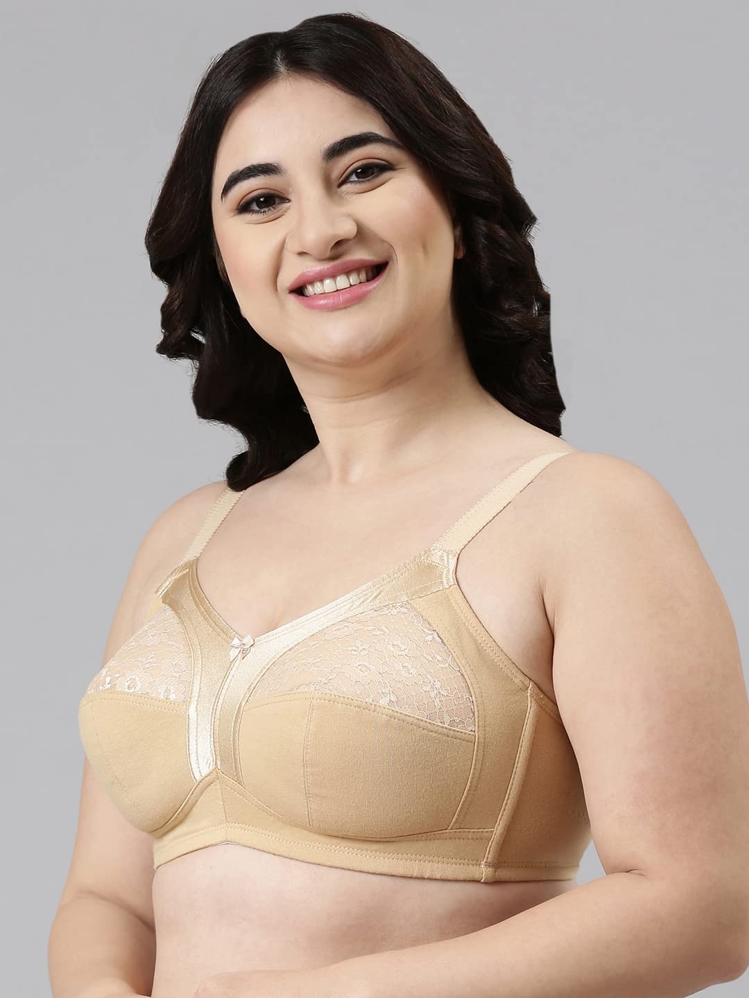 Enamor Super Contouring M-Frame Bra - Supima Cotton Wirefree - Image 3