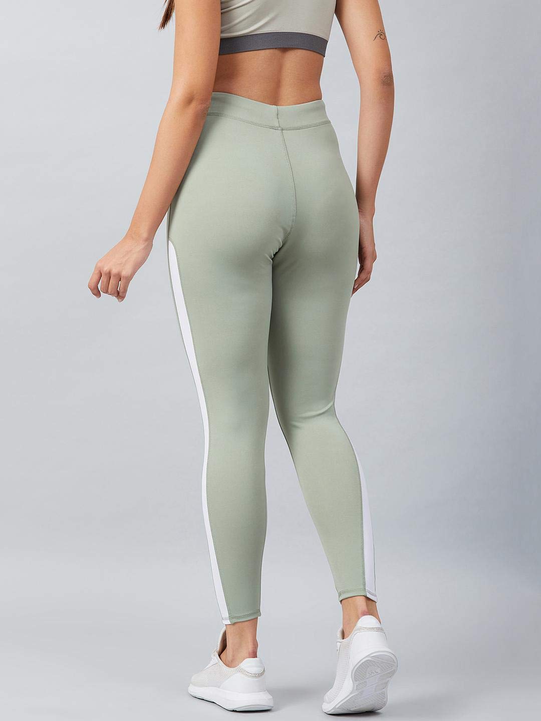 BLINKIN Yoga Leggings for Women - Olive Green - Image 3