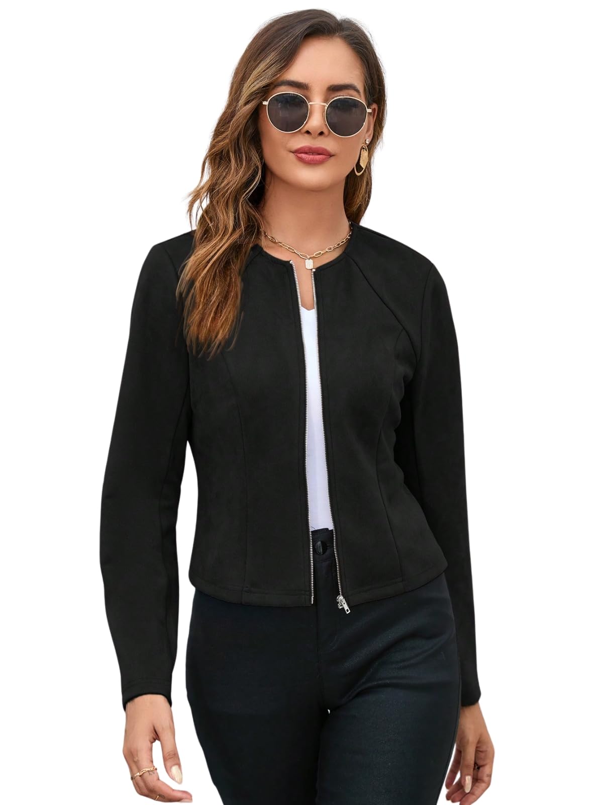 Denim Jacket for Women - Black