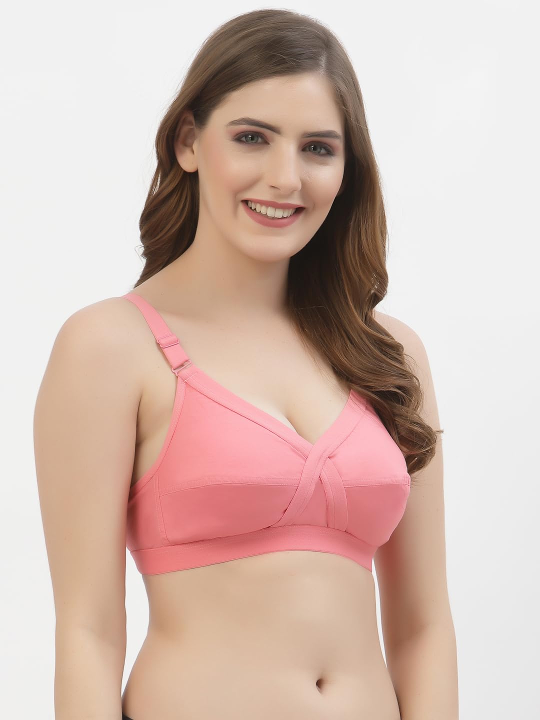 Floret Women's Cotton Bra - Rose - Image 5