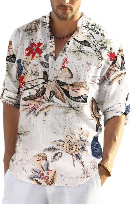 MADHAVISTA Men's Cotton Blend Kurta