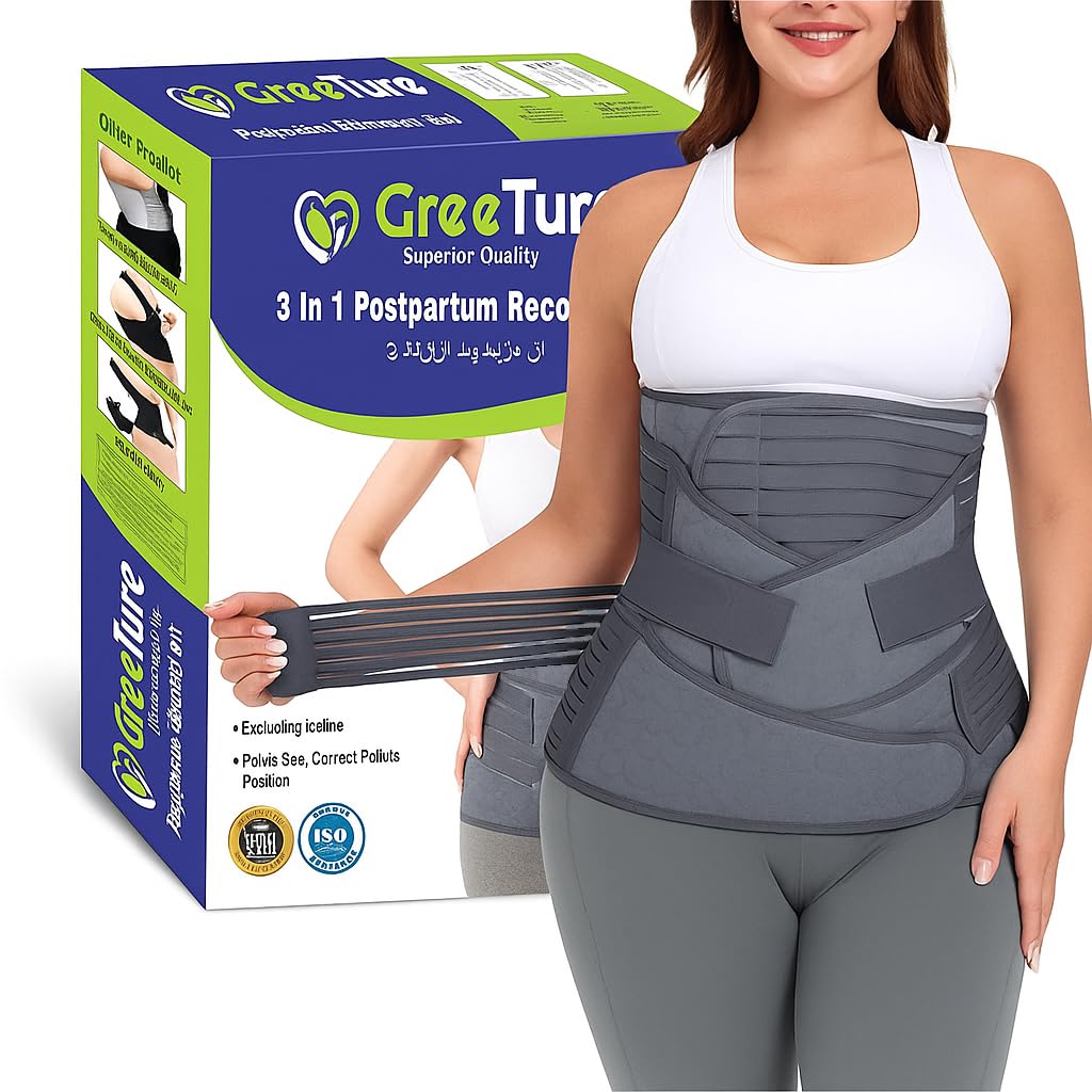 GREETURE Postpartum Belt for Women - Grey