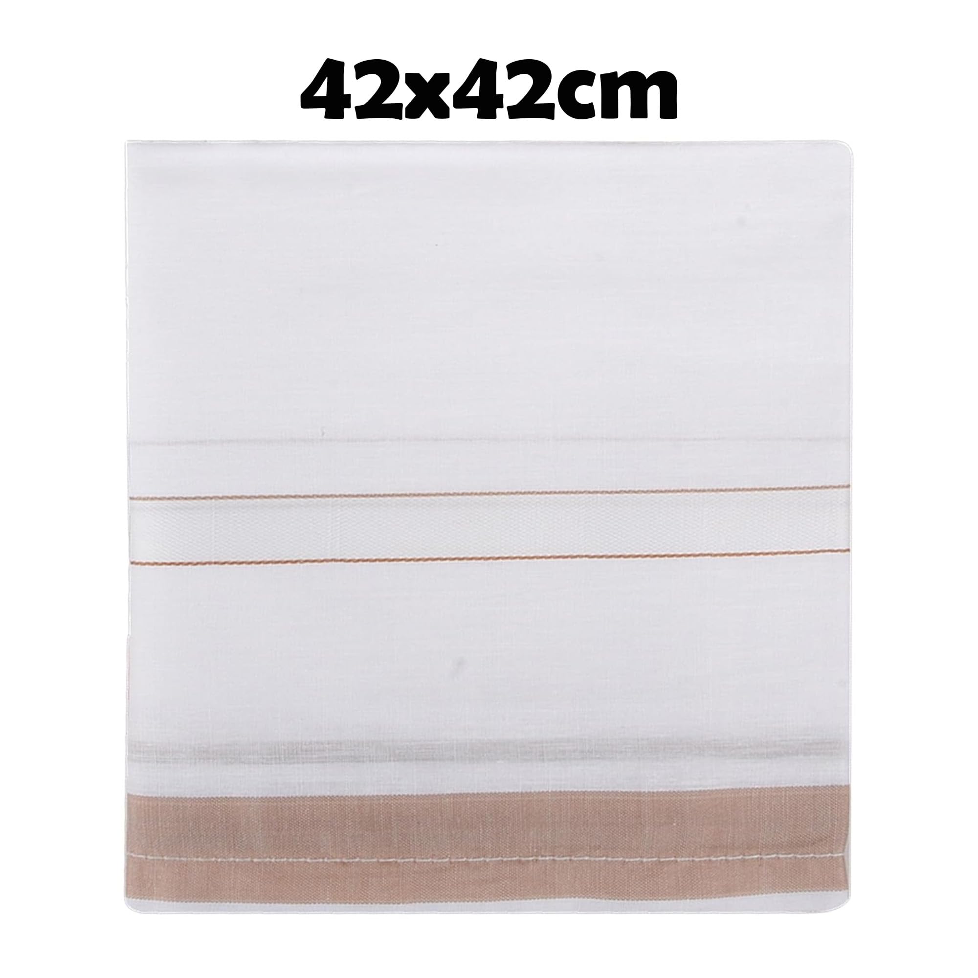 Men's Cotton Handkerchief - White - Image 3