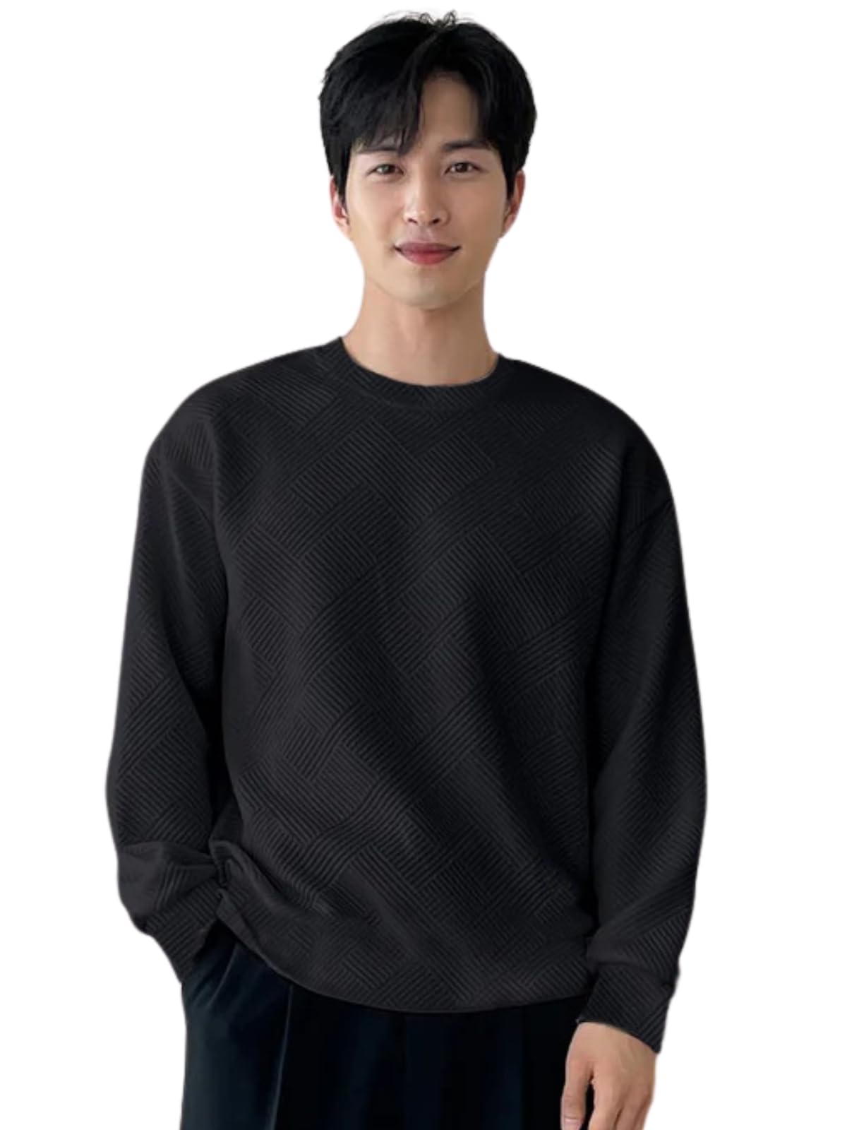 GRECIILOOKS T Shirt for Men - Black