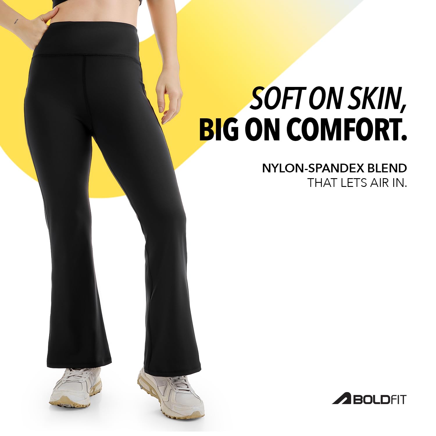 Boldfit Women's Leggings - Black - Image 4