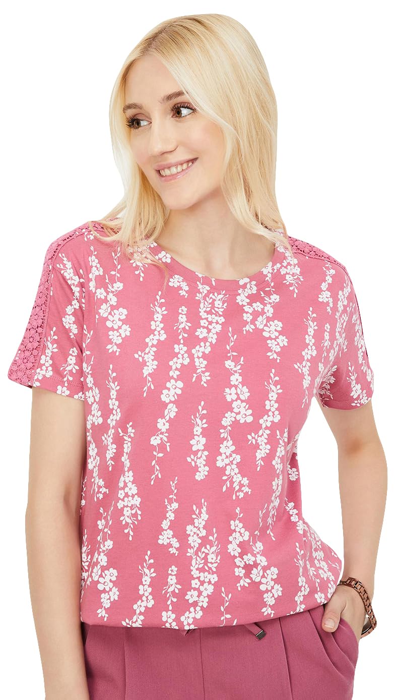 Max Women Floral Printed T Shirt