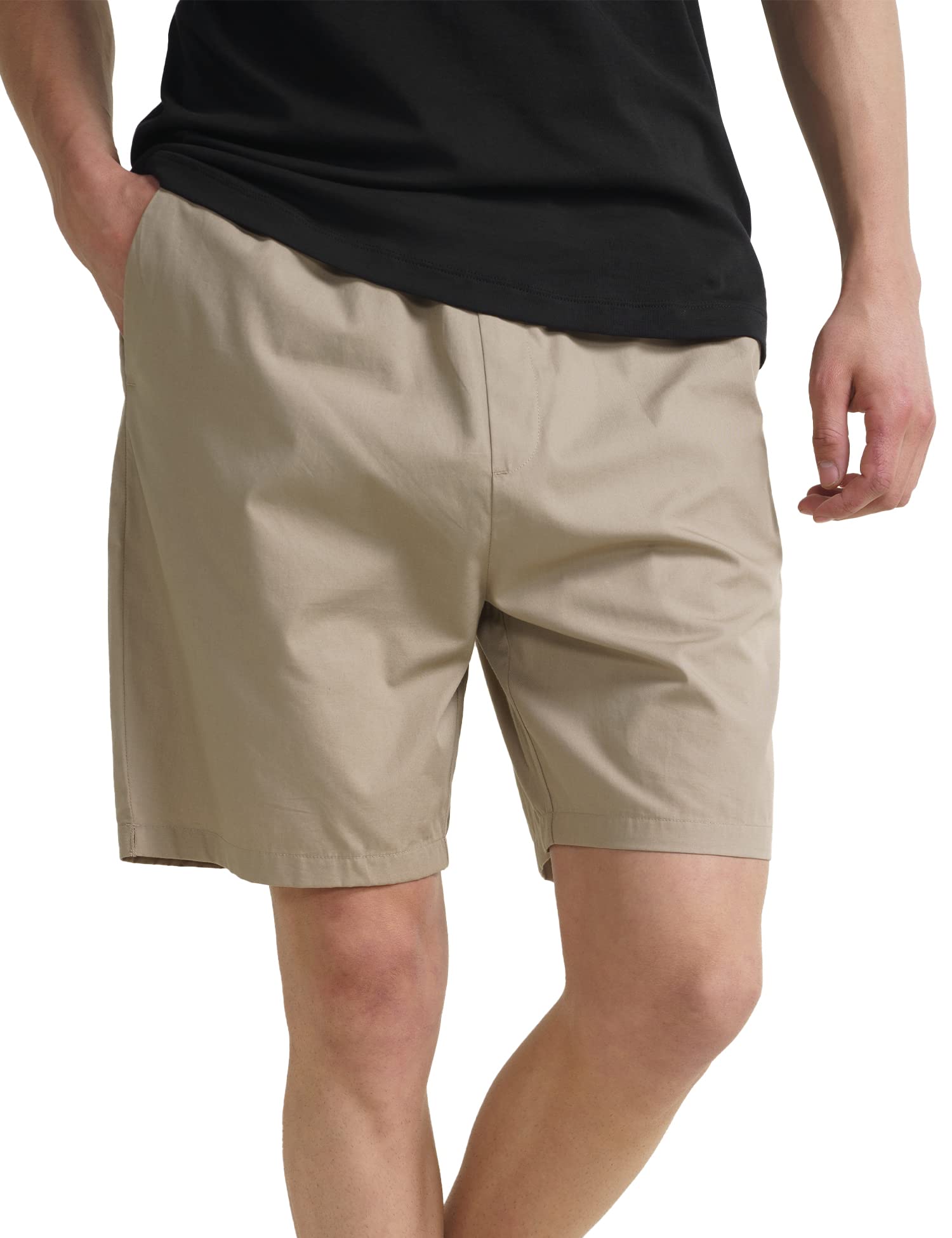 Hommie Men's Cotton Lounge Shorts - Beige