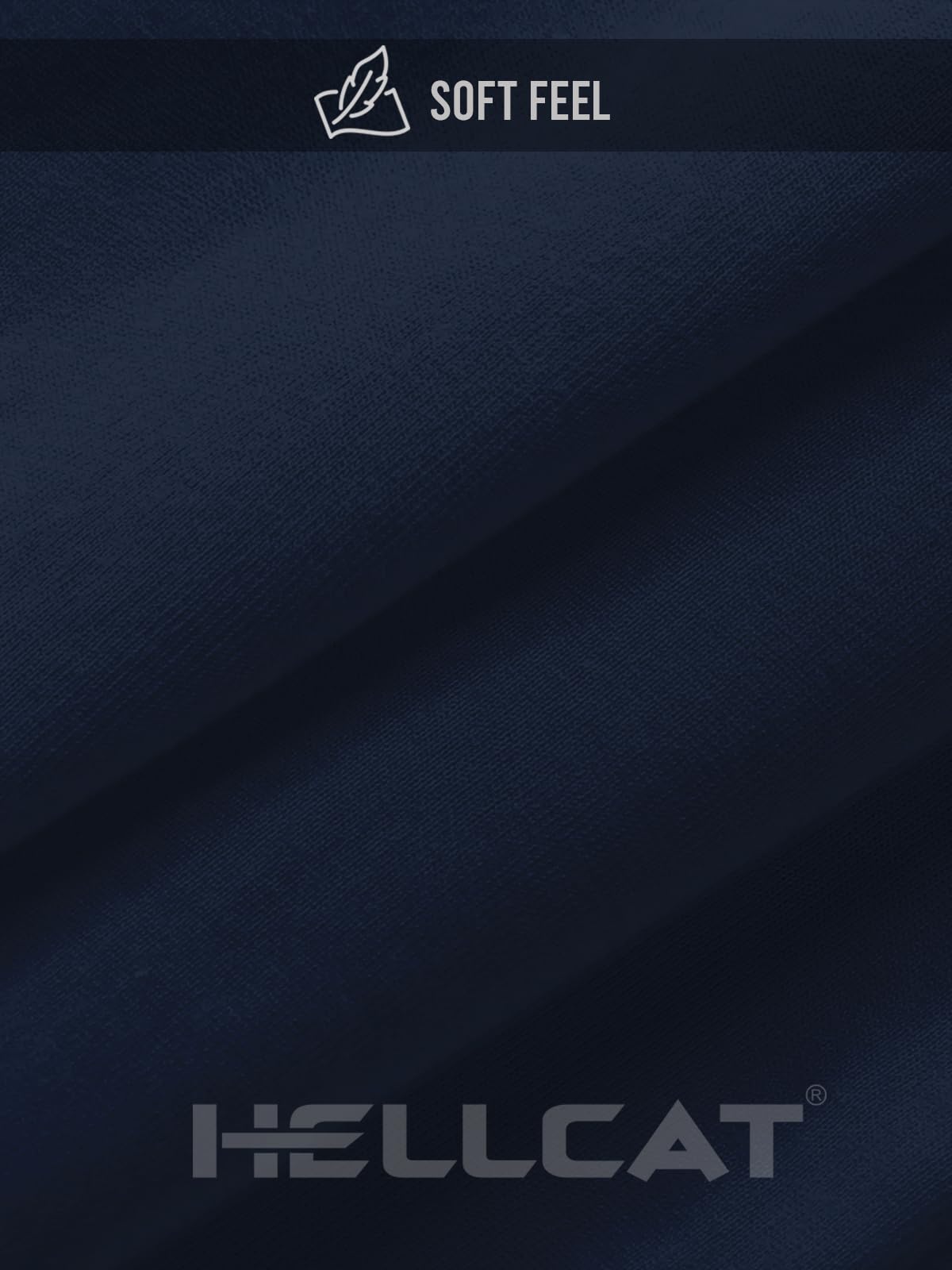 HELLCAT Typographic Printed T-Shirt for Boys - Navy Blue - Image 3