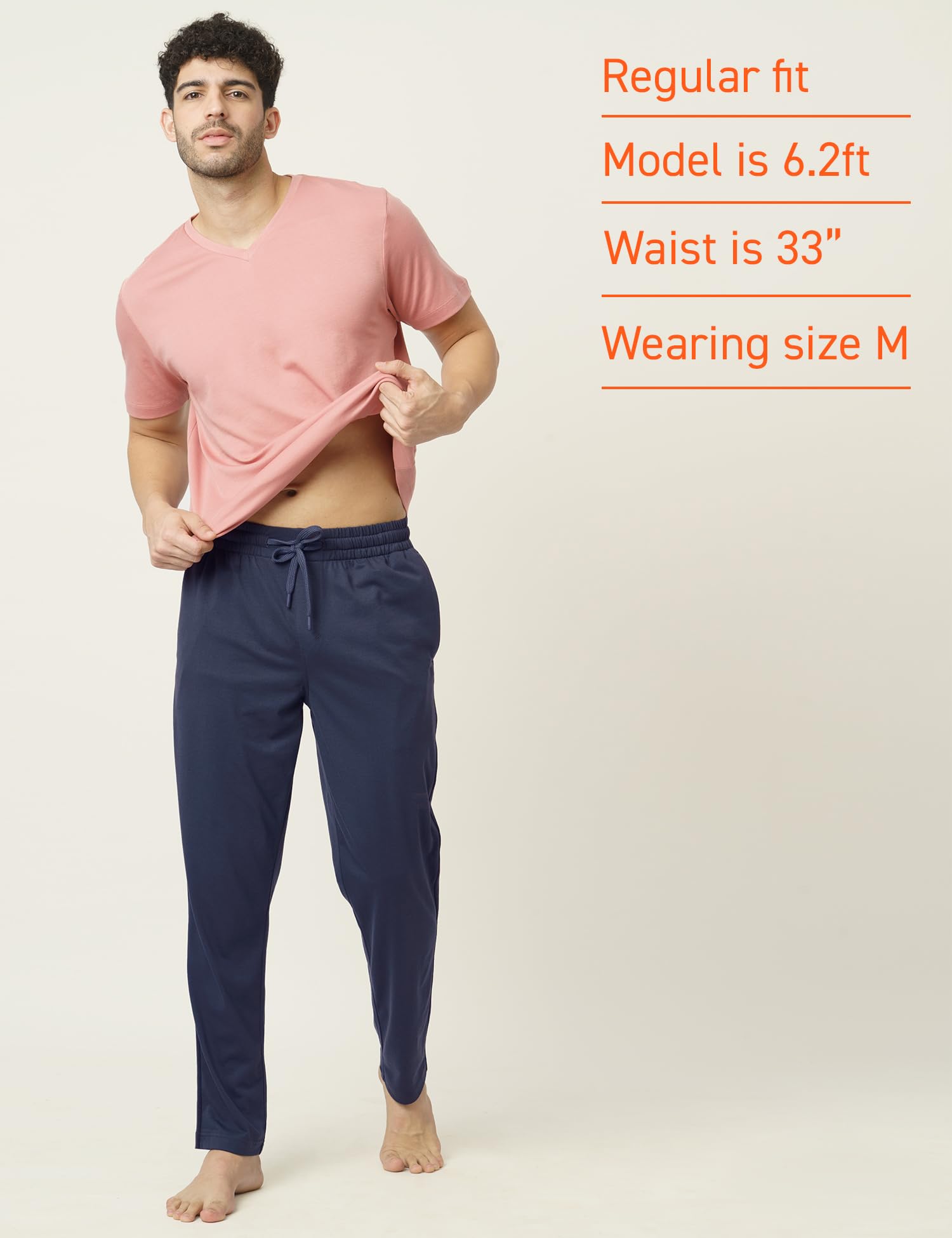 Mens Jersey Track Pants - Mirage Blue - Image 3