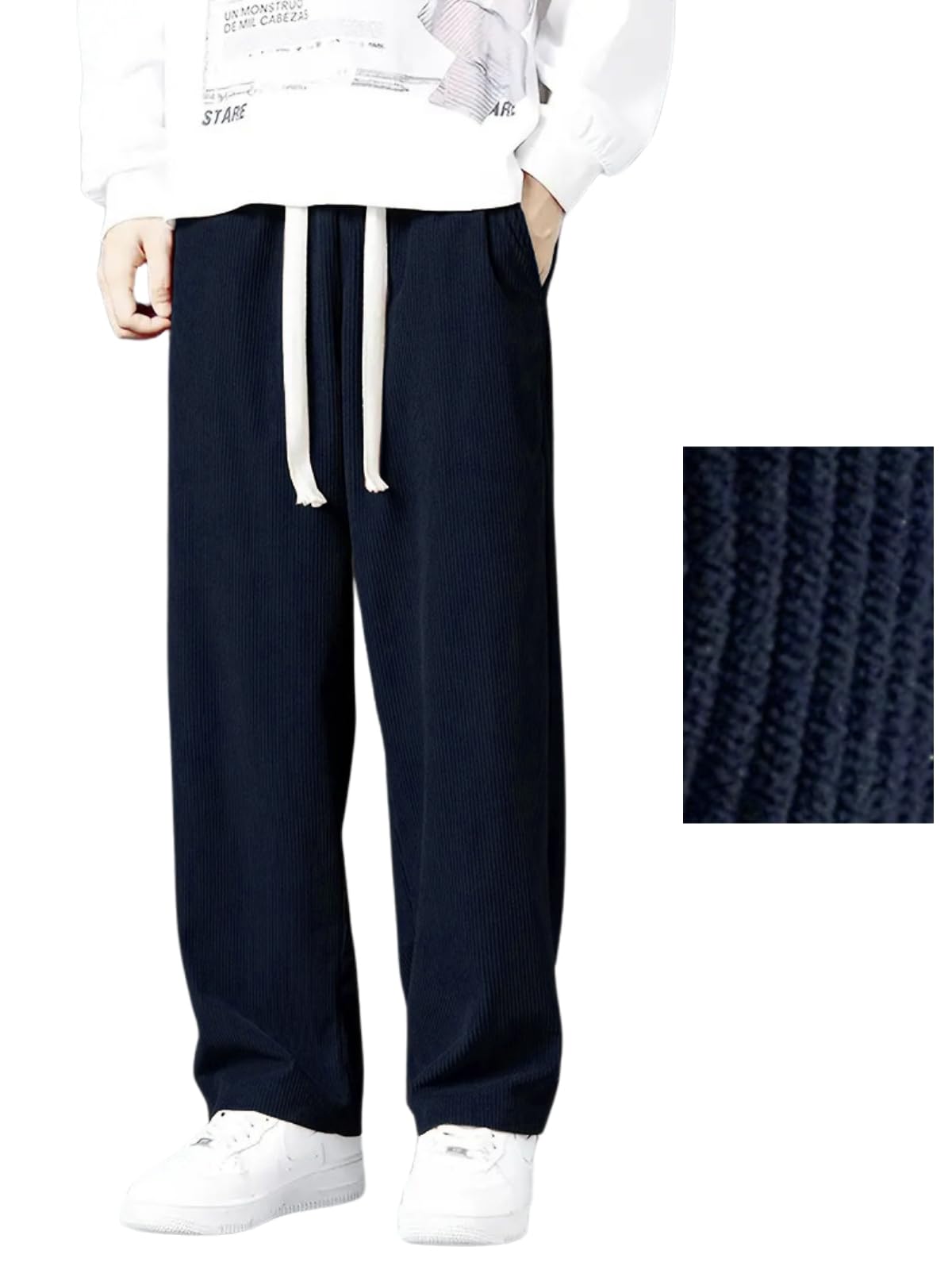GRECIILOOKS Men's Lycra Track Pants