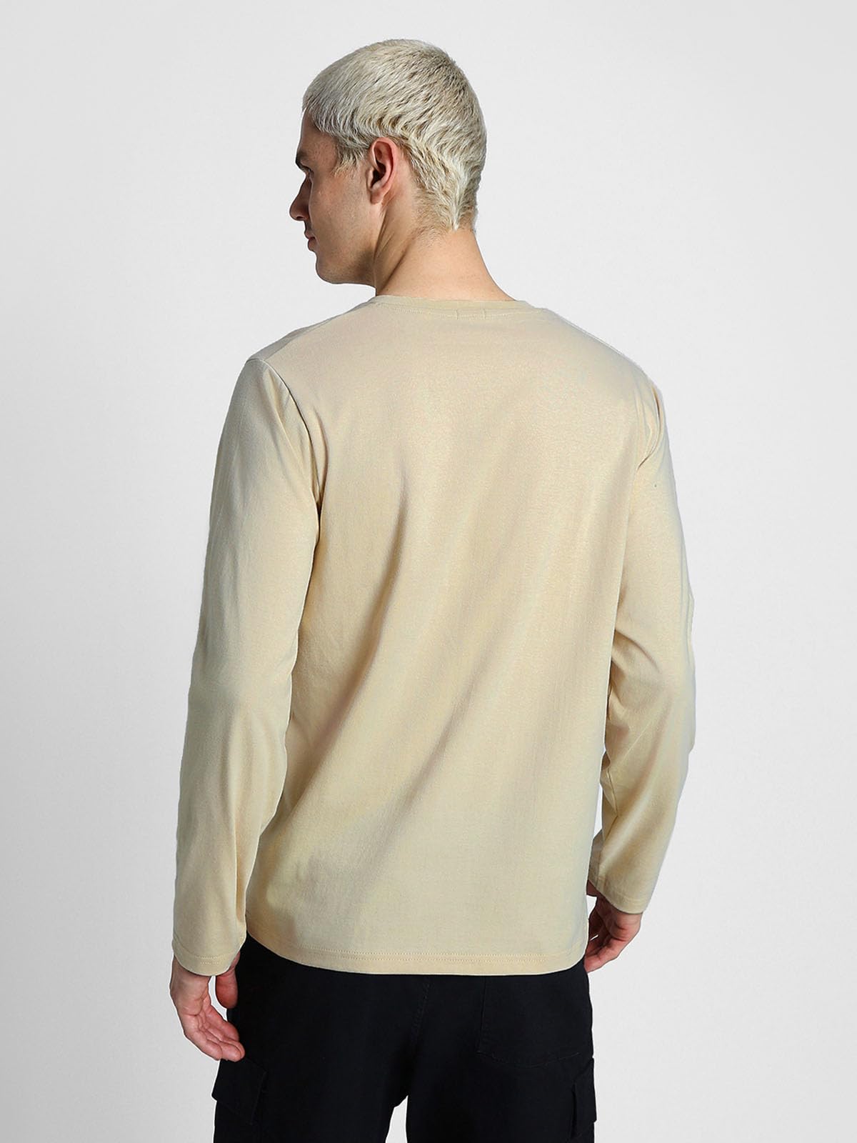 Veirdo Cotton Henley Neck T-Shirt for Men & Boys - Image 2