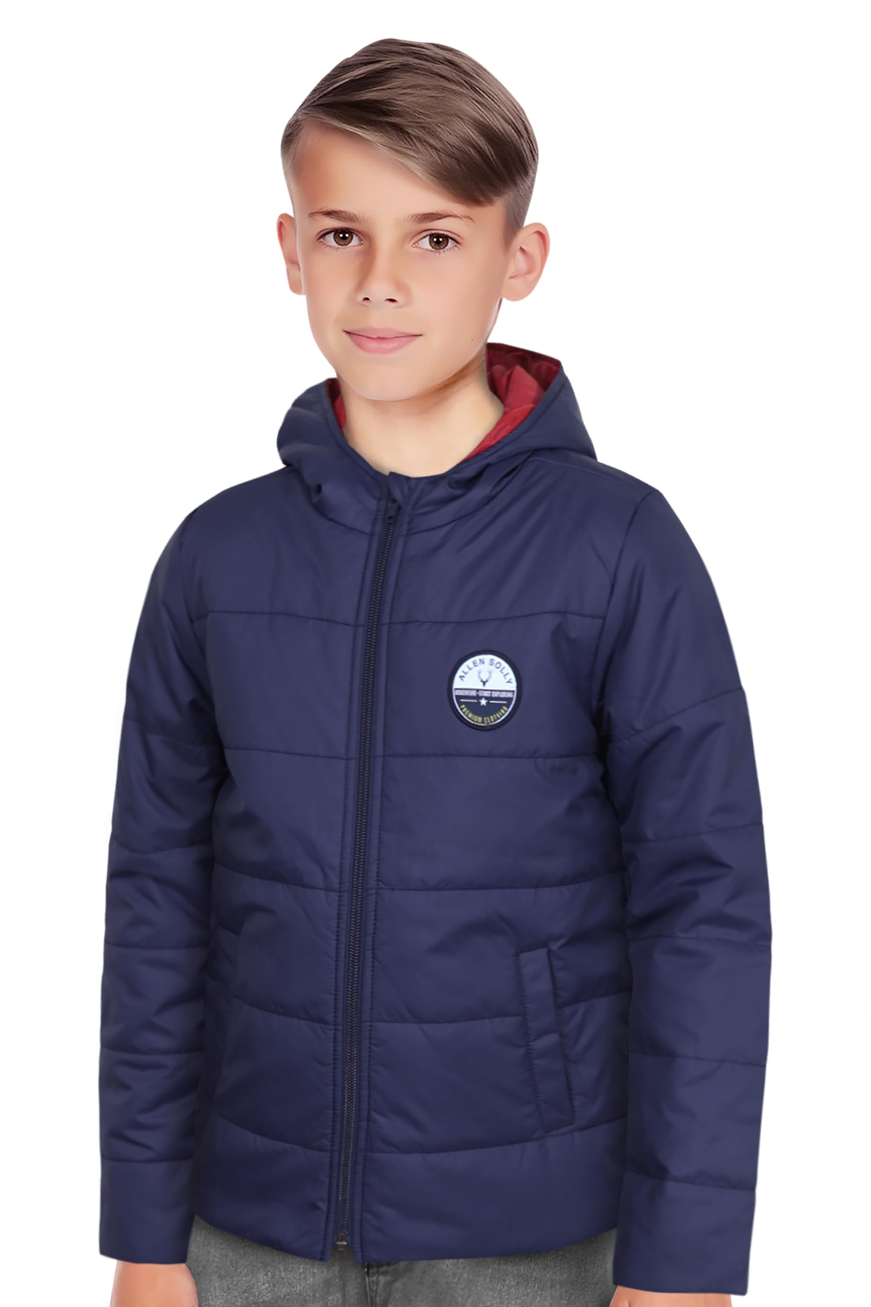 Allen Solly Girls Synthetic Jacket - Navy - Image 3