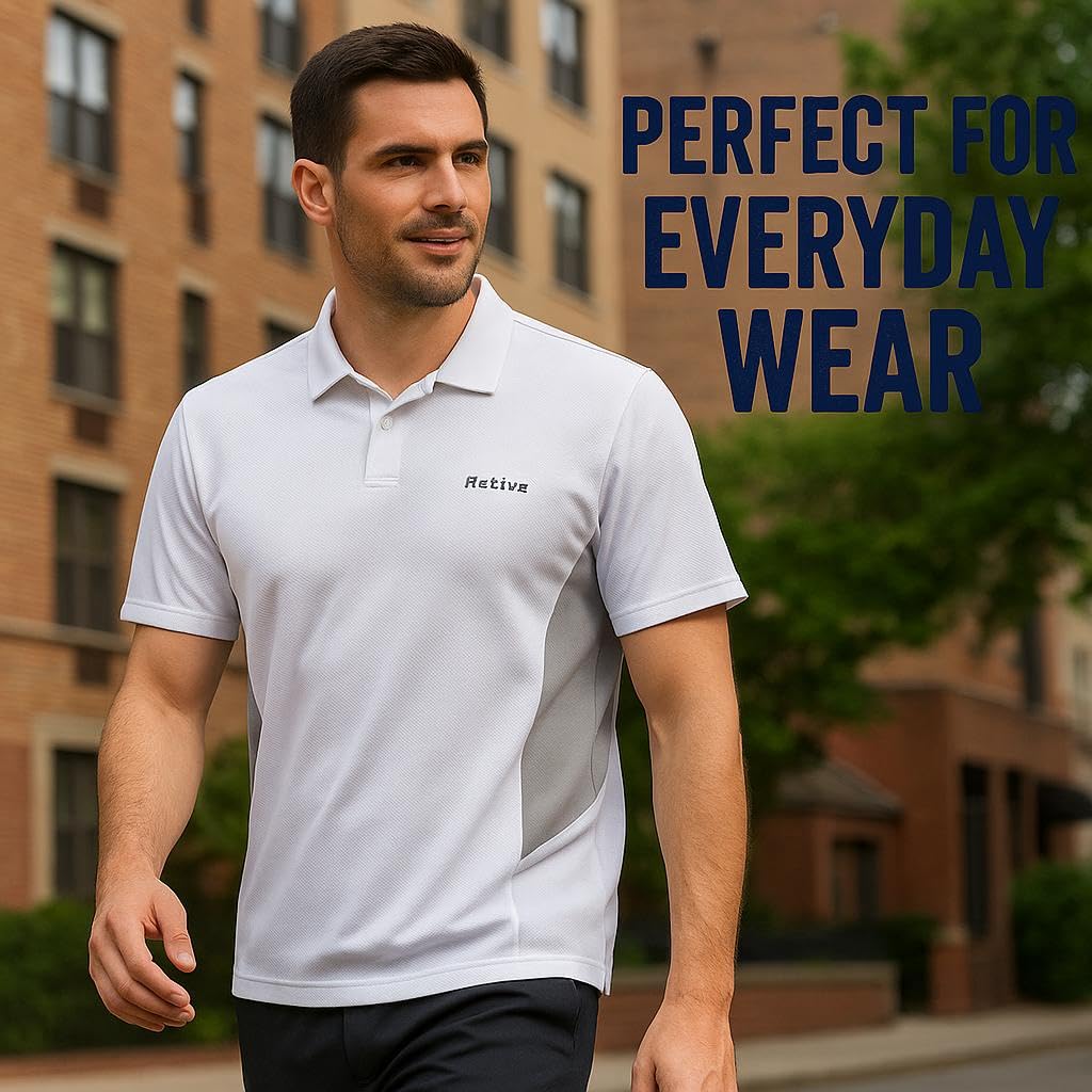 RF RAVES Men's Quick Dry Polo Shirt - Image 4