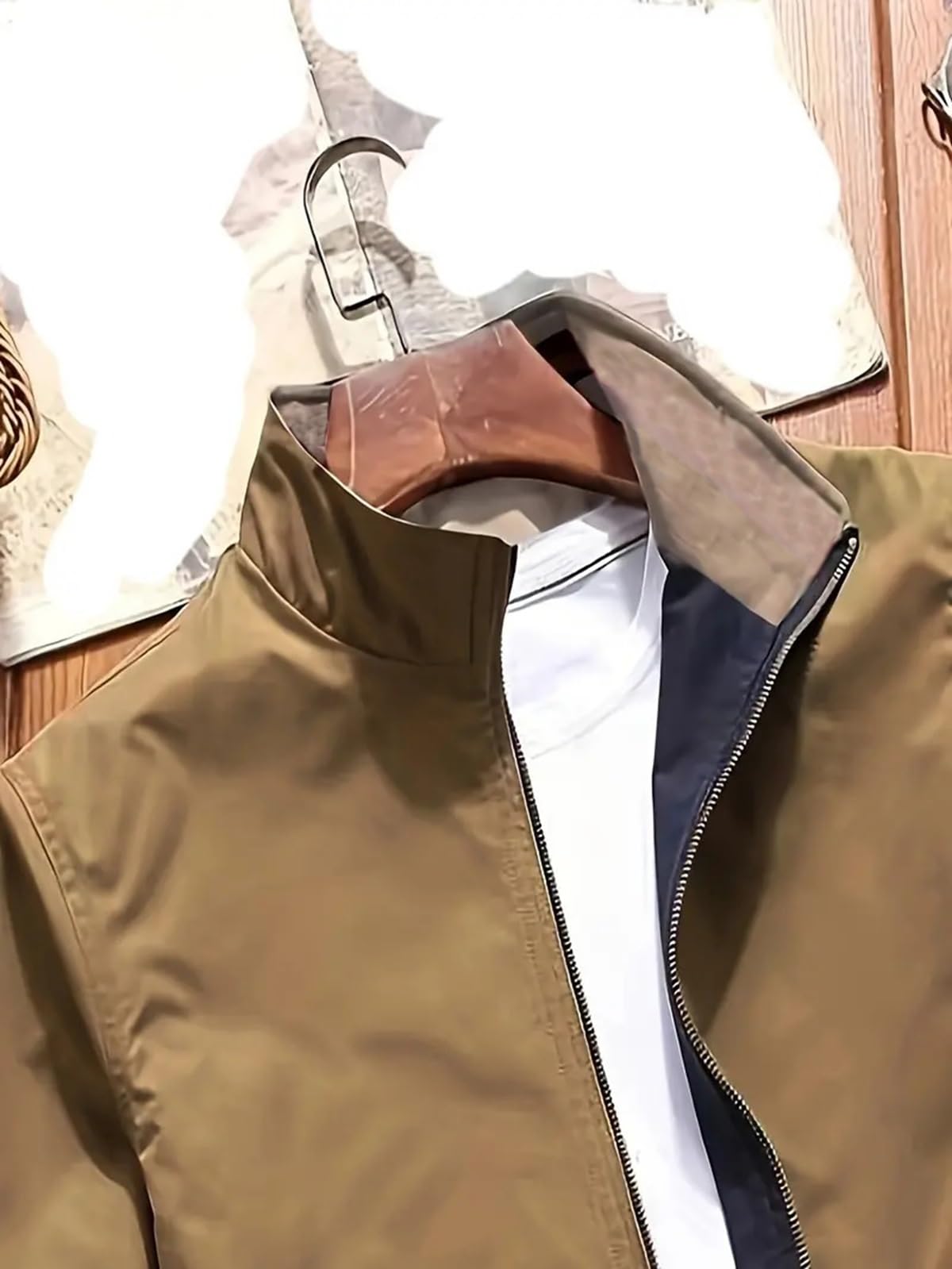 Lymio Jacket for Men - Khaki - Image 5