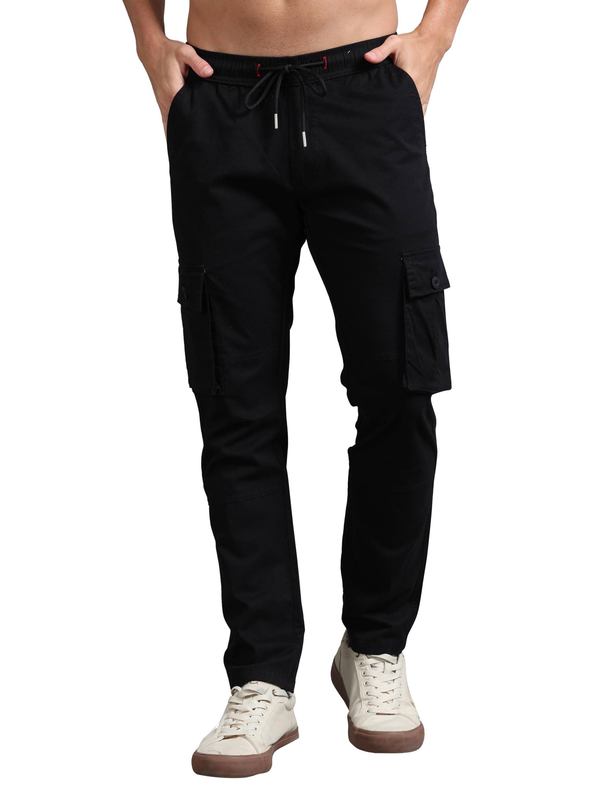 Miraan Men's Cargo Pant - Black