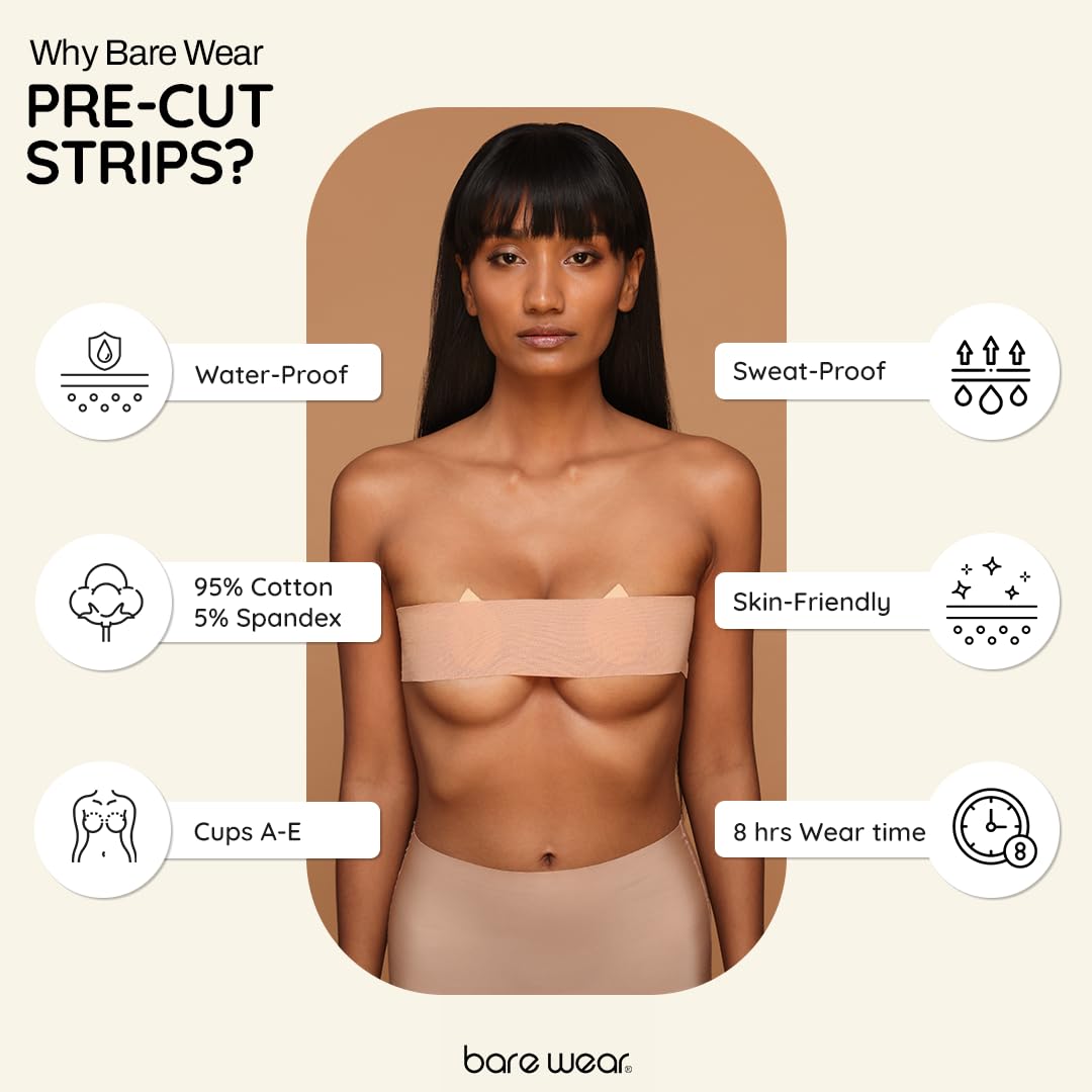 Bare Wear Body Tape Sweatproof Breast Lift - Image 4