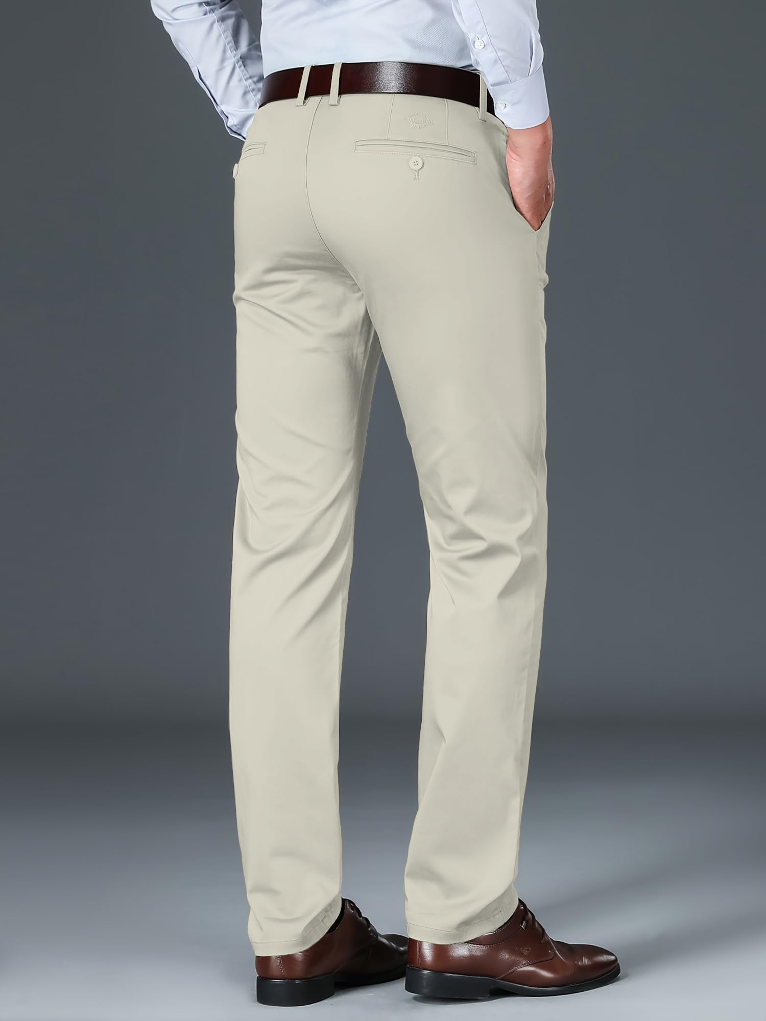 AVANOVA Men's Beige Trousers - Image 3