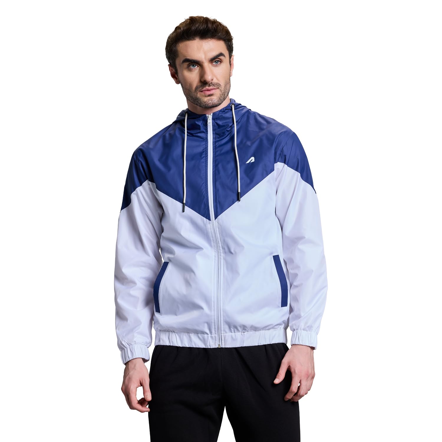 BoldFit Men's Windcheater Jacket - Blue
