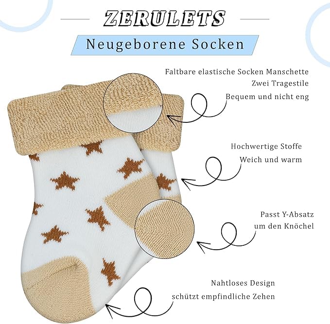 CUTEABLY Baby Socks for Girls and Boys - Image 4