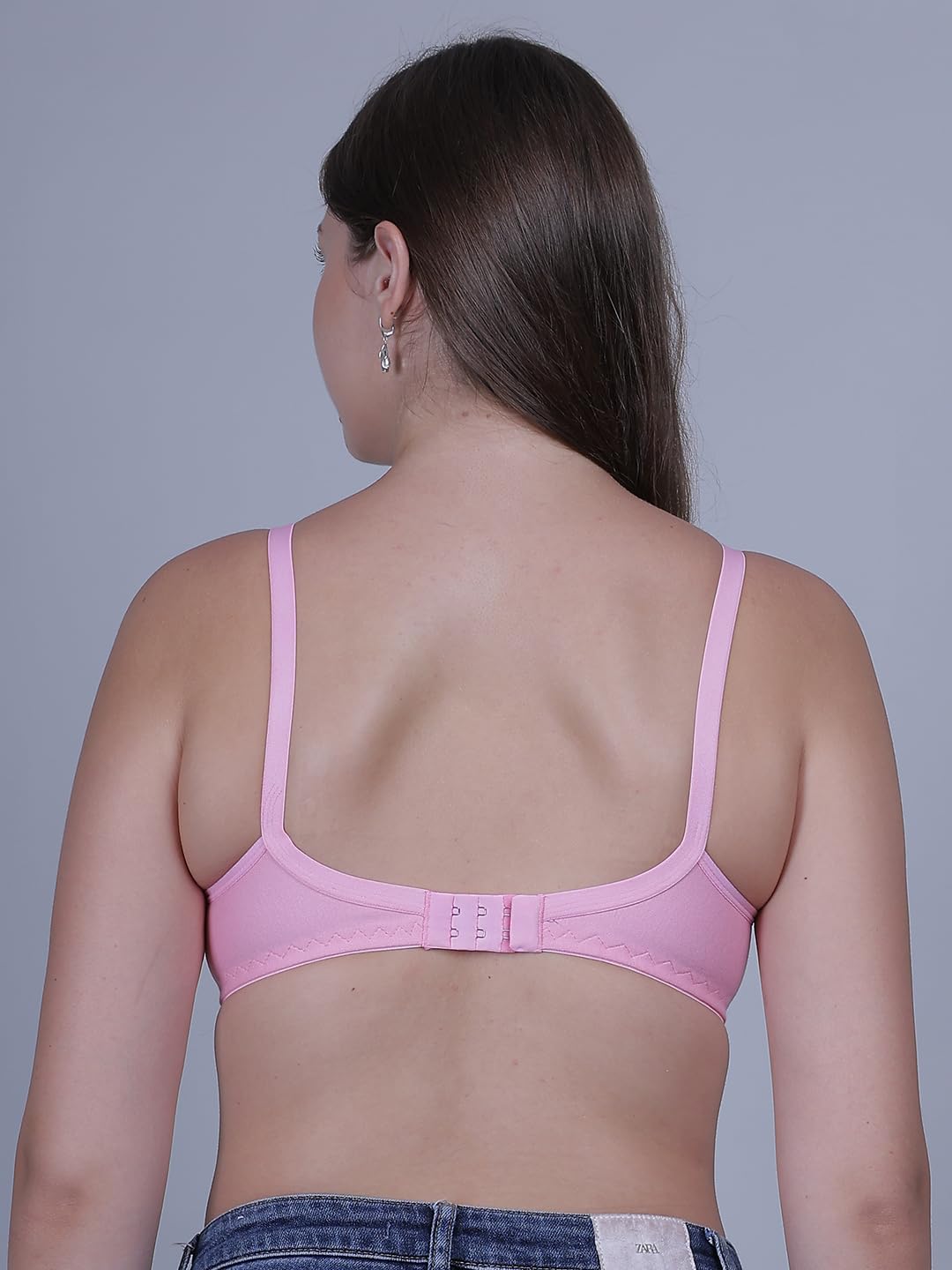 Fabme Mastectomy Bra with Micro Fiber Pad - Pink - Image 3