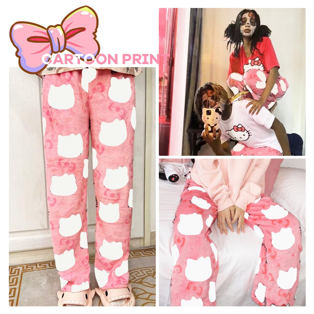 SANNIDHI Women Cotton Pajama Pant - Pink - Image 5