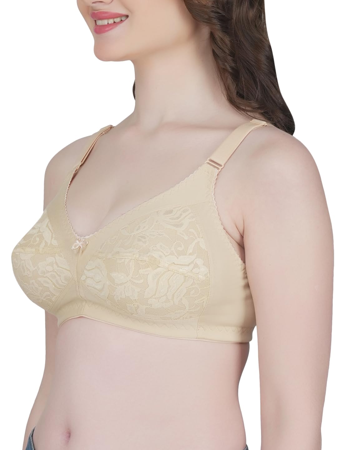 Eve's Beauty Full Coverage Bra - Skin - Image 2