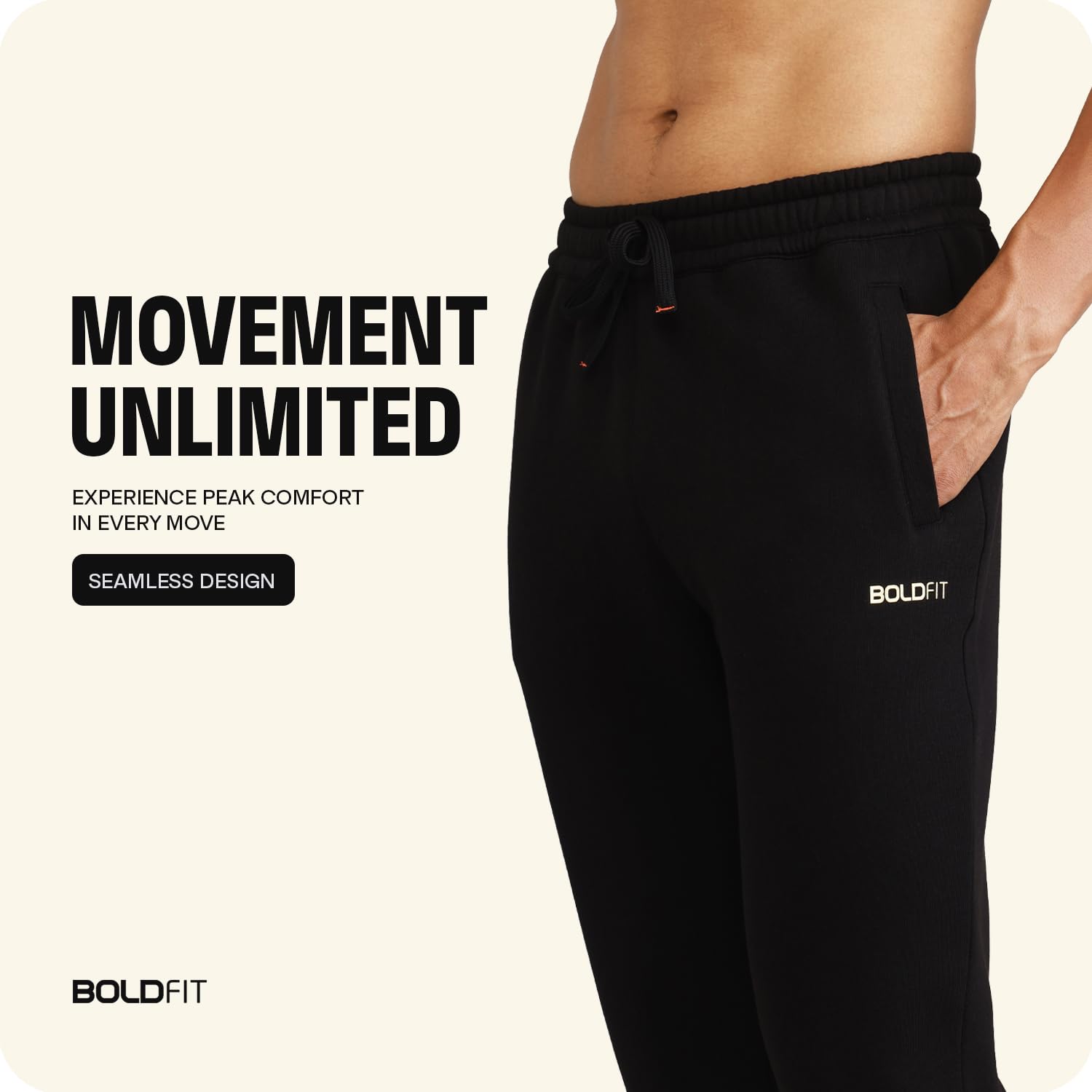 Boldfit Men's Cotton Track Pants - Image 5