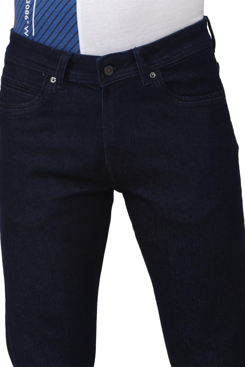 Peter England Men Jeans - Black Stretchable - Image 5