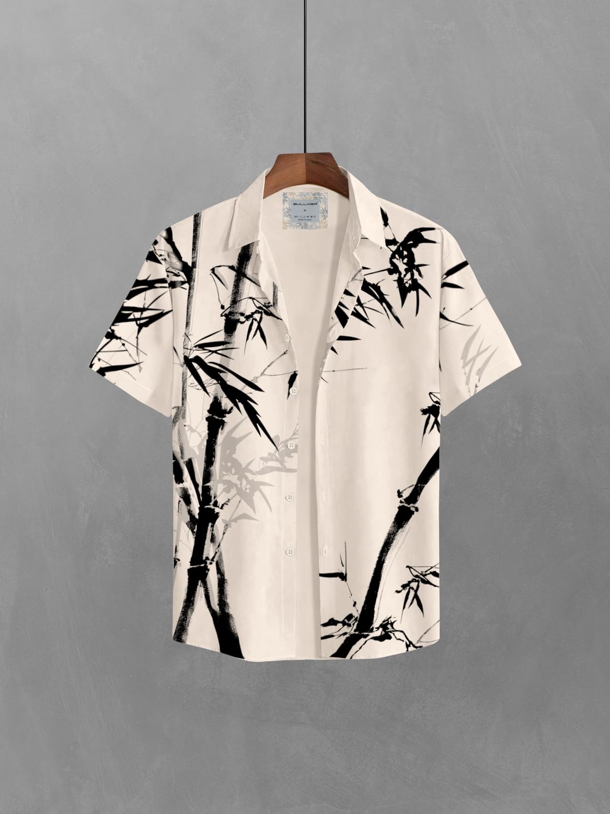 BULLMER Men's Cotton Tracksuit - Beige Black - Image 3