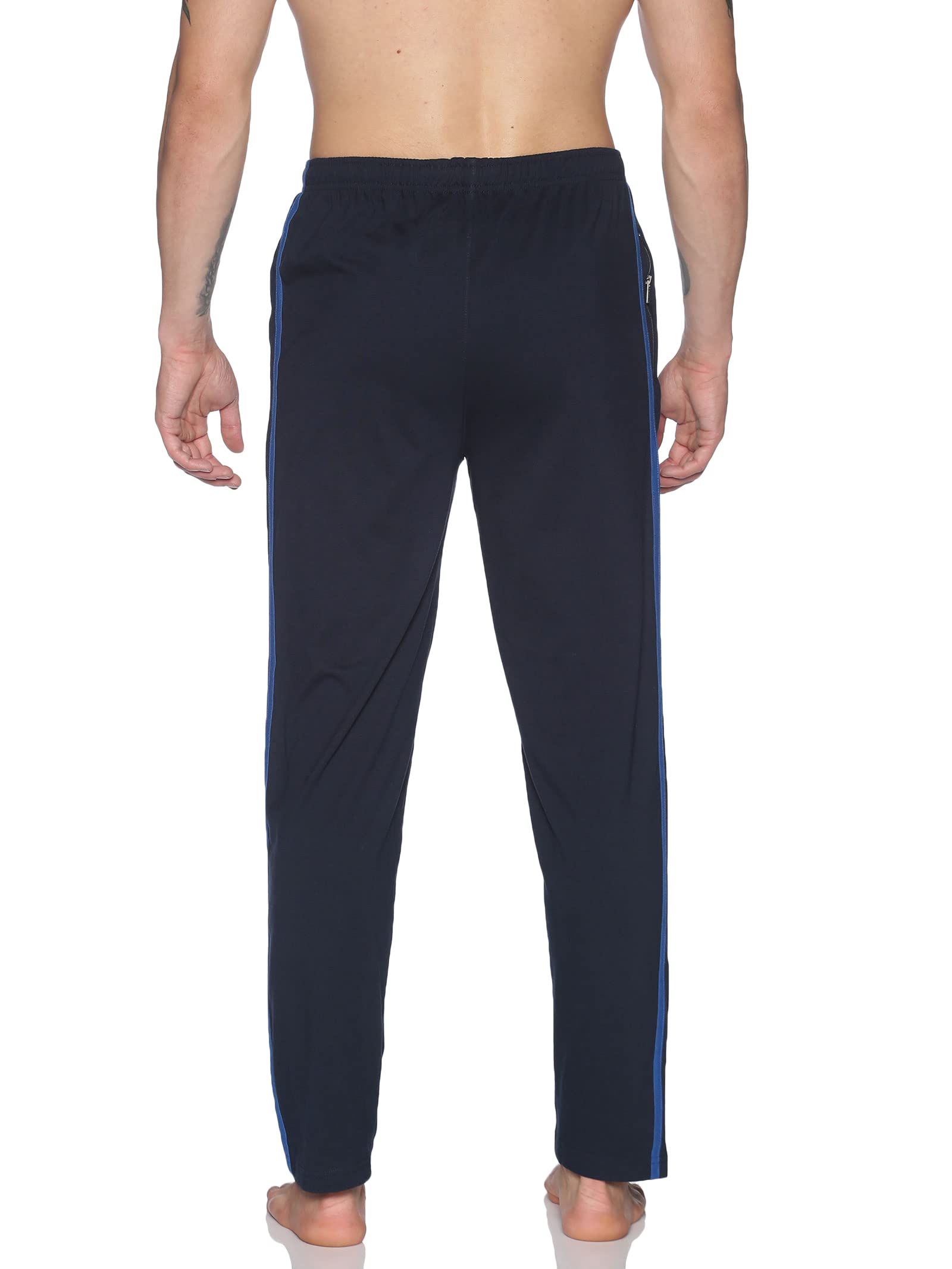 Dollar Mens Cotton Track Pants - Navy - Image 2